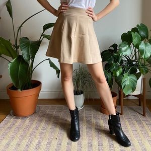 Robert Rodriguez Tan Mini Skirt Size 2